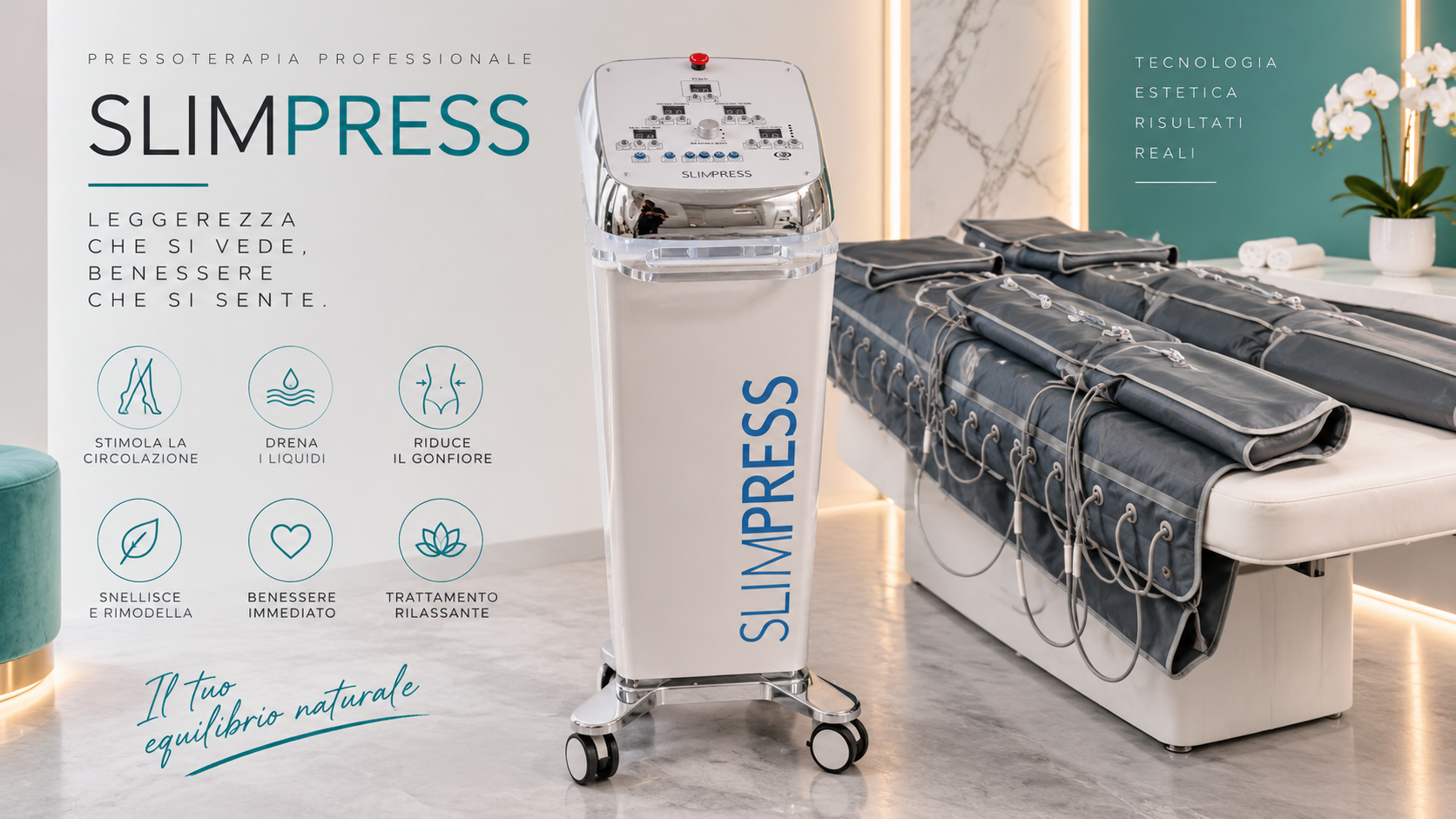 Tecnologia Slimpress · Pressoterapia